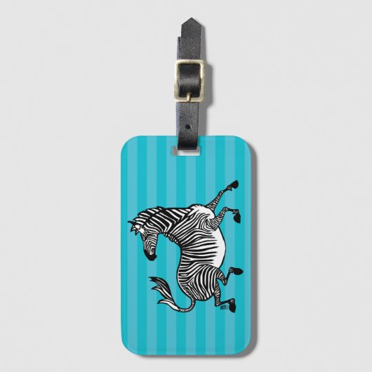 ZEBRA 4 BAGAGELABEL (Voorkant (verticaal))