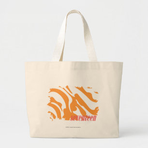 Zebra 4 grote tote bag