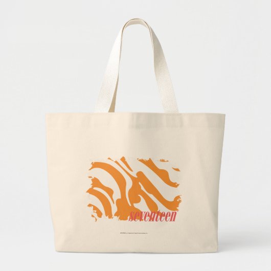 Zebra 4 grote tote bag (Voorkant)