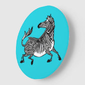 Zebra 4-klok grote klok (Hoek)
