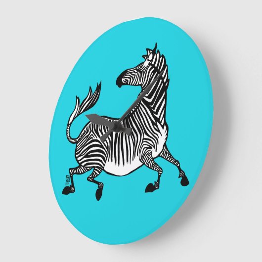 Zebra 4-klok grote klok (Hoek)