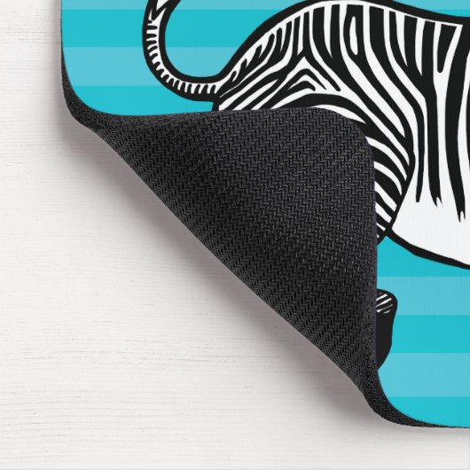 Zebra 4 Mousepad Muismat (Hoek)
