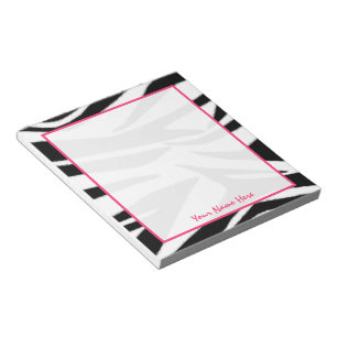 Zebra Aangepaste laptop Notitieblok
