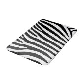 Zebra Aangepaste middenbalstand Badmat (Gekanteld)