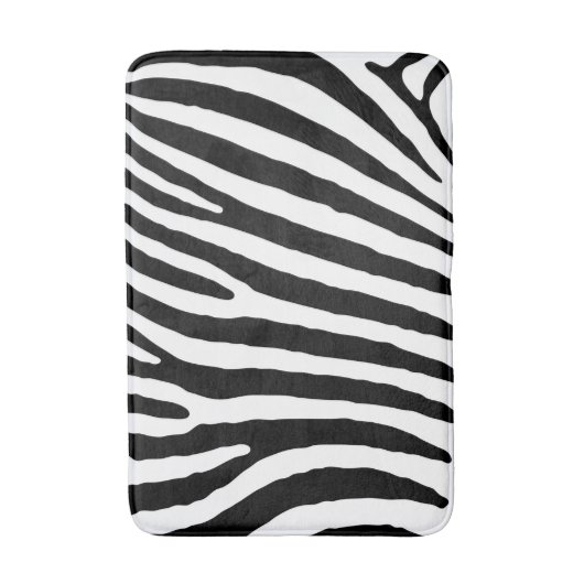 Zebra Aangepaste middenbalstand Badmat (Voorkant Verticaal)