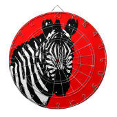 zebra (aanpasbare kleur) dartbord (Voorkant)