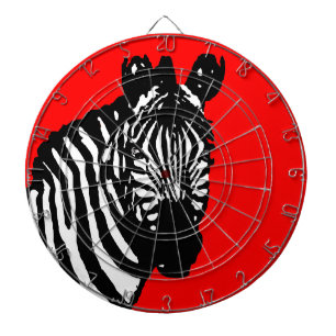 zebra (aanpasbare kleur) dartbord