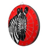 zebra (aanpasbare kleur) dartbord (Voorkant Rechts)