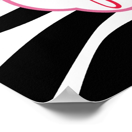 Zebra ABC-Poster Poster (Hoek)