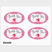 Zebra ABC's Roze Bag Labels (Vel)