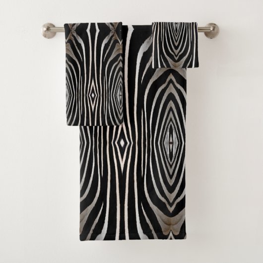 Zebra Abstract ontwerp Bad Handdoek (Insitu)