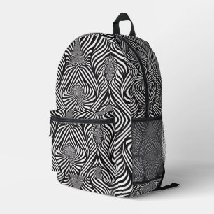 Zebra Abstract Z&W Bedrukte Rugzak