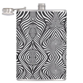 Zebra Abstract Z&W Heupfles