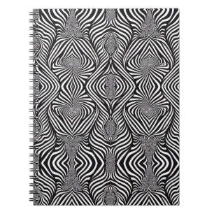 Zebra Abstract Z&W Notitieboek