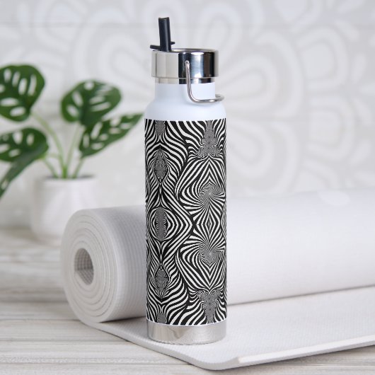 Zebra Abstract Z&W Waterfles (Yoga)
