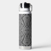 Zebra Abstract Z&W Waterfles (Achterkant)