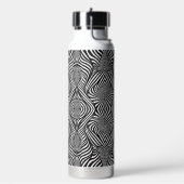 Zebra Abstract Z&W Waterfles (Links)