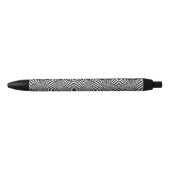 Zebra Abstract Z&W Zwarte Inkt Pen (Voorkant)
