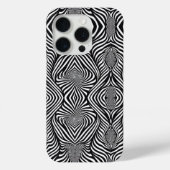 Zebra Abstracte B&W Sherpa Blanket Case-Mate iPhone Case (Achterkant)
