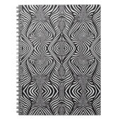 Zebra Abstracte B&W Sherpa Blanket Notitieboek (Voorkant)