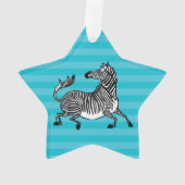Zebra Acryl Ornament (achterkant)