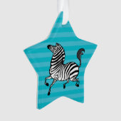 Zebra Acryl Ornament (voorkant)