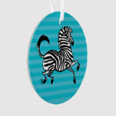 Zebra Acryl Ornament 2 (voorkant)