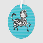 Zebra Acryl Ornament 2 (voorkant)