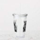Zebra Acryl Tumbler Acryl Drinkbeker (Rechts)