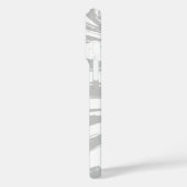  Zebra Afdrukken in grijs Case-Mate iPhone Case (Achterkant / Links)