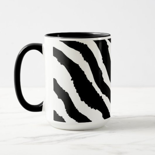 Zebra afdrukken mok (Links)