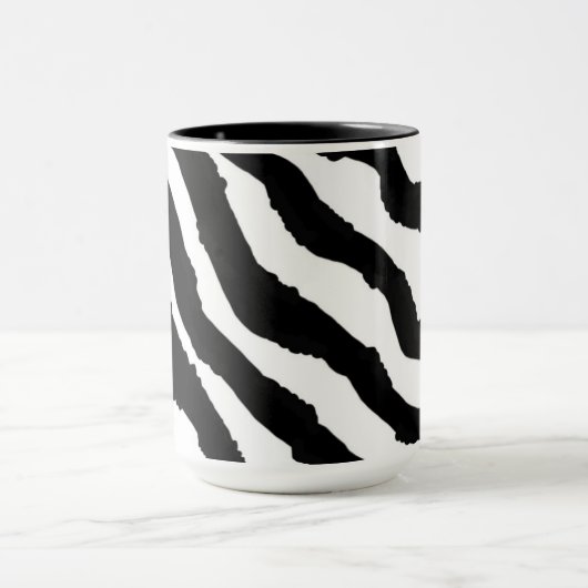 Zebra afdrukken mok (Midden)