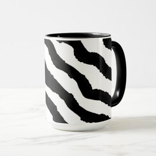 Zebra afdrukken mok (Voorkant rechts)