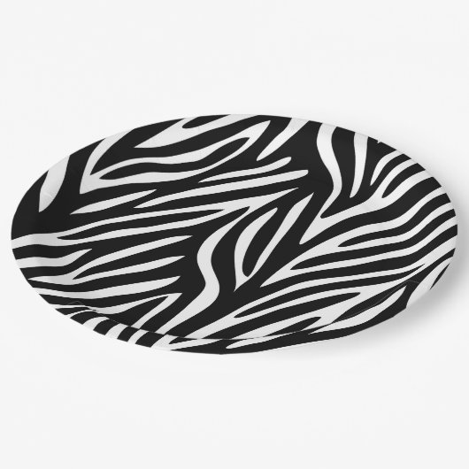 ZEBRA AFDRUKKEN PAPIEREN BORDJE (Gekanteld)