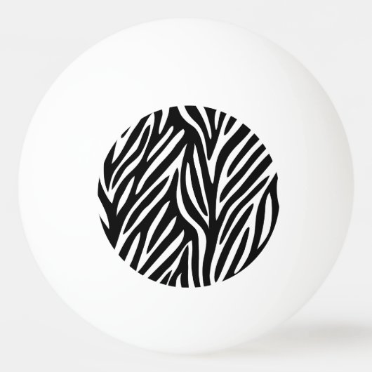 ZEBRA AFDRUKKEN PINGPONGBAL (Voorkant)