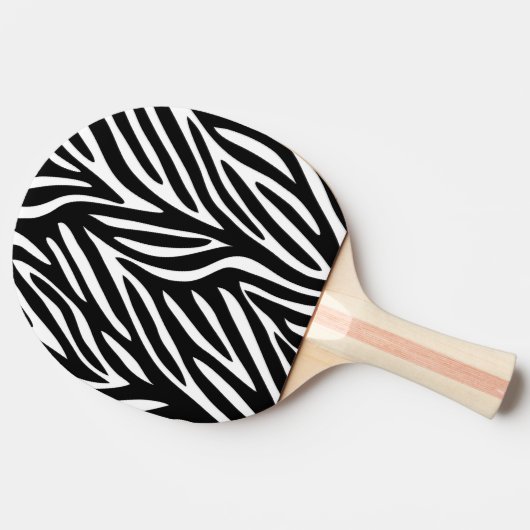ZEBRA AFDRUKKEN TAFELTENNISBATJE (Zijkant)