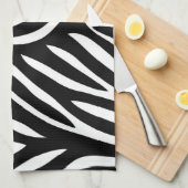 ZEBRA AFDRUKKEN THEEDOEK (Quarter Fold)