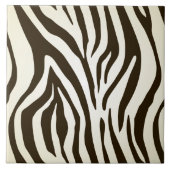 Zebra afdruppelpatroon tegeltje (Voorkant)