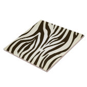 Zebra afdruppelpatroon tegeltje (Zijkant)