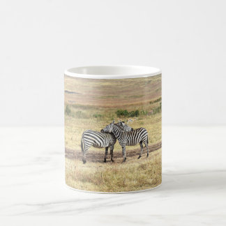 Zebra Affection, Tanzania. Mug Koffiemok