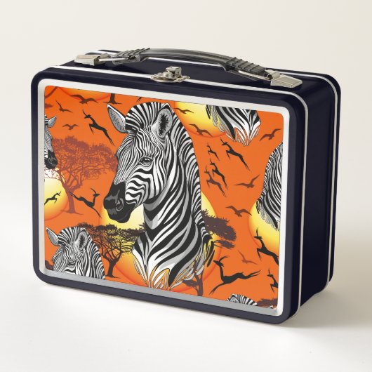 Zebra African Savanna Wild Animal (Voorkant)