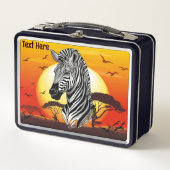 Zebra African Savanna Wild Animal (Voorkant)