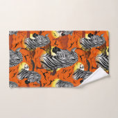 Zebra African Savanna Wild Animal Bad Handdoek (Handdoek)