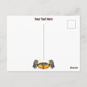 Zebra African Savanna Wild Animal Briefkaart (Achterkant)