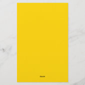 Zebra African Savanna Wild Animal Briefpapier (Achterkant)