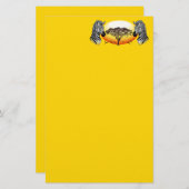 Zebra African Savanna Wild Animal Briefpapier (Voorkant / Achterkant)