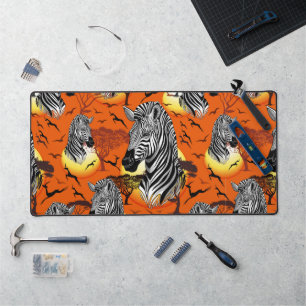 Zebra African Savanna Wild Animal Bureaumat