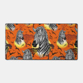 Zebra African Savanna Wild Animal Bureaumat (Voorkant)