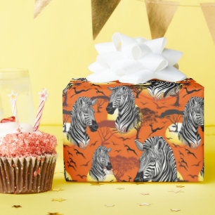 Zebra African Savanna Wild Animal Cadeaupapier