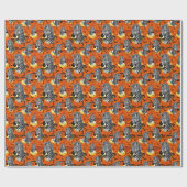 Zebra African Savanna Wild Animal Cadeaupapier (Vlak)